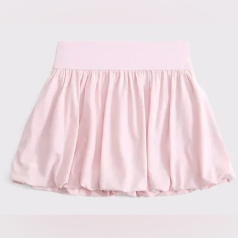 Abercrombie Fitch Pink Pleated Mini Skirt Preppy School Girl size 14-16 - Picture 1 of 9